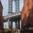 Manhattan Bridge in DUMBO Brooklyn NYC to represent security services in the area